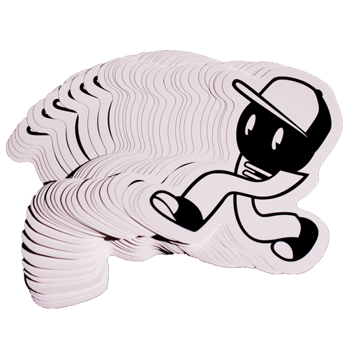 Black/White Classic Krapy Sticker